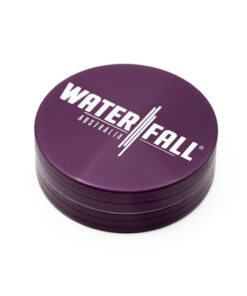 Purple Two-Part Aluminium Grinder 63mm Waterfall