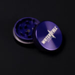 Two-Part Aluminium Grinder - Gloss Blue (40mm) Waterfall