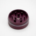 Two-Part Aluminium Grinder - Gloss Purple (40mm) Waterfall