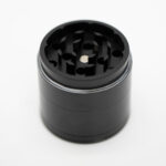 Four-Part Aluminium Grinder with Removable Screen - Gloss Black (43mm) Waterfall