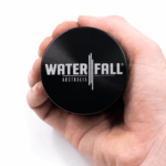 Four-Part Gloss Aluminium Grinder with Removable Screen 63mm Waterfall