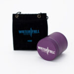 Four-Part Aluminium Grinder with Removable Screen - Matte Dark Purple (43mm) Waterfall