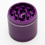Four-Part Aluminium Grinder with Removable Screen - Matte Dark Purple (43mm) Waterfall