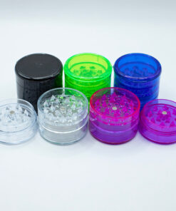 Grinder - Acrylic 48mm 5 Part Magnetic - ASSORTED COLOURS The Bong Shop