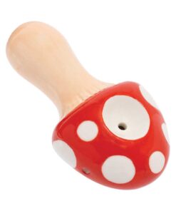 MUSHROOM CERAMIC PIPE - WACKY BOWLZ