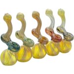 LA Pipes "Rake Bubb" Fumed Sherlock Bubbler Pipe (Various Colors) - Headshop.com