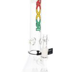 ROOR Tech 14″ Clear Beaker Bong with Showerhead Perc – 5 mm Thick