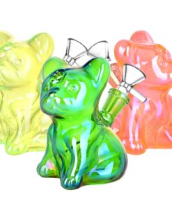 French Bulldog Glass Water Pipe - 4.25" / 14mm F - Headshop.com