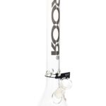 ROOR 18" 5mm Beaker Bong with Ice Pinch – Glass-on-Glass Heavyweight