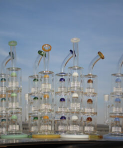15" Triple Matrix Percolator Glass Water Pipe - Headshop.com