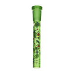 Pulsar Fruit Series Avocado Gold Herb Pipe Glow Duo - 10" / 14mm F - Headshop.com