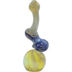 LA Pipes "Rake Bubb" Fumed Sherlock Bubbler Pipe (Various Colors) - Headshop.com