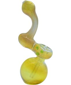 LA Pipes "Silver Sherlock" Fumed Sherlock Bubbler Pipe (Various Colors) - Headshop.com