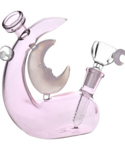 Lunar Lounger Glass Water Pipe - 5.75" / 14mm F - Headshop.com