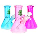 SeshGear Shorty Beaker Color Glass Water Pipe | 5.75" | 14mm F - Headshop.com