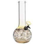 LA Pipes Raked Tiger Stripe Accented Beaker Bong - Headshop.com
