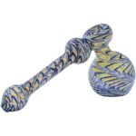 LA Pipes "Full Rake" Fumed Hammer Bubbler Pipe (Various Colors) - Headshop.com