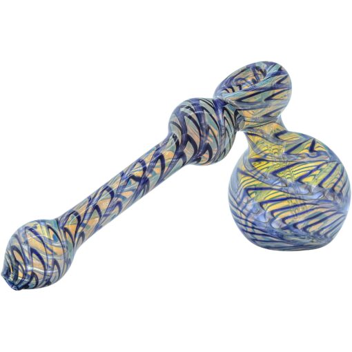LA Pipes "Full Rake" Fumed Hammer Bubbler Pipe (Various Colors) - Headshop.com