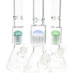 Glass Beaker Bong “Jelly Dome” – Tree Perc – 15″
