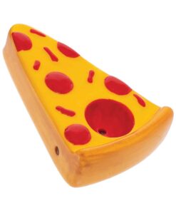 PIZZA SLICE CERAMIC PIPE - WACKY BOWLZ