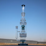 19.5" Jellyfish Sprinkler & Matrix Perc Glass Water Pipe - Headshop.com