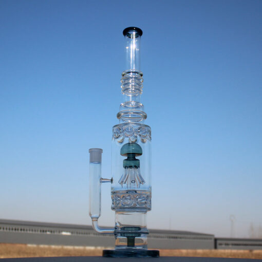 19.5" Jellyfish Sprinkler & Matrix Perc Glass Water Pipe - Headshop.com