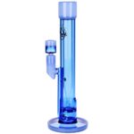 Pulsar Transporter Kicked Straight Tube Glass Water Pipe | 14" | 14mm F