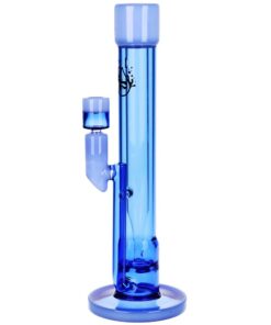 Pulsar Transporter Kicked Straight Tube Glass Water Pipe | 14" | 14mm F