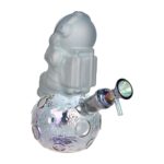 Space Man On The Moon Glass Water Pipe - 6.75" / 14mm F - Headshop.com