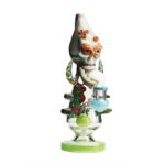 Lookah Glass 11" Cool Skull Bone Water Pipe - Headshop.com