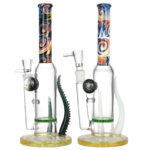 Galaxy Kraken Water Pipe | 9.75" | 14mm F | Colors Vary - Headshop.com