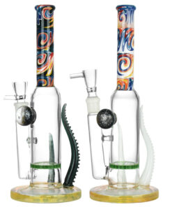 Galaxy Kraken Water Pipe | 9.75" | 14mm F | Colors Vary - Headshop.com
