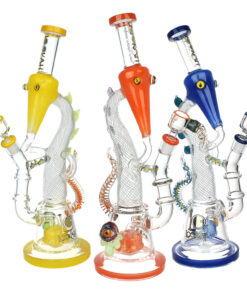 Lookah Trippy Dragon Recycler Water Pipe - 15" / 14mm F - Headshop.com