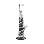 Medusa Customs Silicone Straight Pipe w/Percolator Water Pipe - Headshop.com