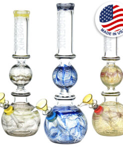 Phoenix Rising Bubble Ball Water Pipe - 10.75"/Colors Vary - Headshop.com