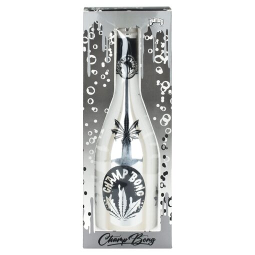 Dabtized Champagne Bottle Glass Water Pipe - 12" / 14mm F / Assorted Colors - Headshop.com