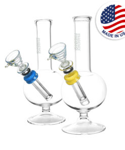 Phoenix Rising Mini Bubble Water Pipe - 6.75"/Colors Vary - Headshop.com