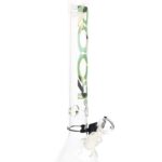ROOR 18″ Bent-Neck Beaker Bong – 5mm Thick Glass-on-Glass w/ Ice Pinch