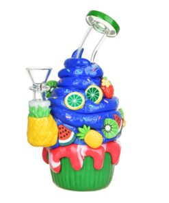 Fruitastic Cupcake Water Pipe - 6.5" / 14mm F - Headshop.com