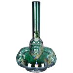 Iridescent Gorilla Soft Glass Water Pipe - 14" - Headshop.com