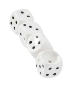 STACKED DICE CERAMIC PIPE