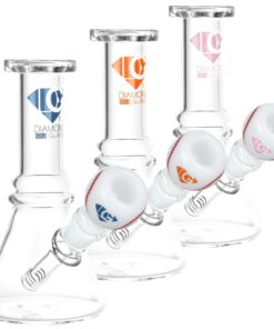 Diamond Glass Ace Water Pipe - 7" / 14mm F - Headshop.com