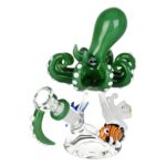 Octopus Reef Glass Water Pipe - 5.75" / Colors Vary - Headshop.com