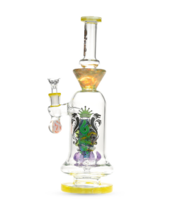 Lookah Glass 13.5" Mouth Eye Angled Water Pipe - Headshop.com