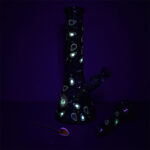 Pulsar Fruit Series Avocado Gold Herb Pipe Glow Duo - 10" / 14mm F - Headshop.com