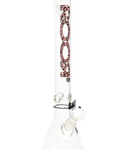 ROOR 18" 5mm Beaker Bong with Ice Pinch – Glass-on-Glass Heavyweight