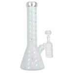 Grateful Dead x Pulsar Bolts And Skellies Glass Beaker Water Pipe Set | 13.75" | 14mm F - Headshop.com