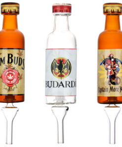 Dabtized Liquor Bottle Bubbler Dab Straw - 7.25" / 10mm F / Designs Vary - Headshop.com