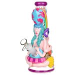 Pulsar Artist Series Glow Beaker Water Pipe | 9.5" | 14mm F - Headshop.com