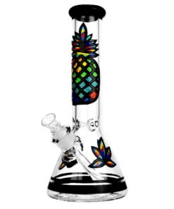 Psychedelic Pineapple Beaker Bong - Headshop.com